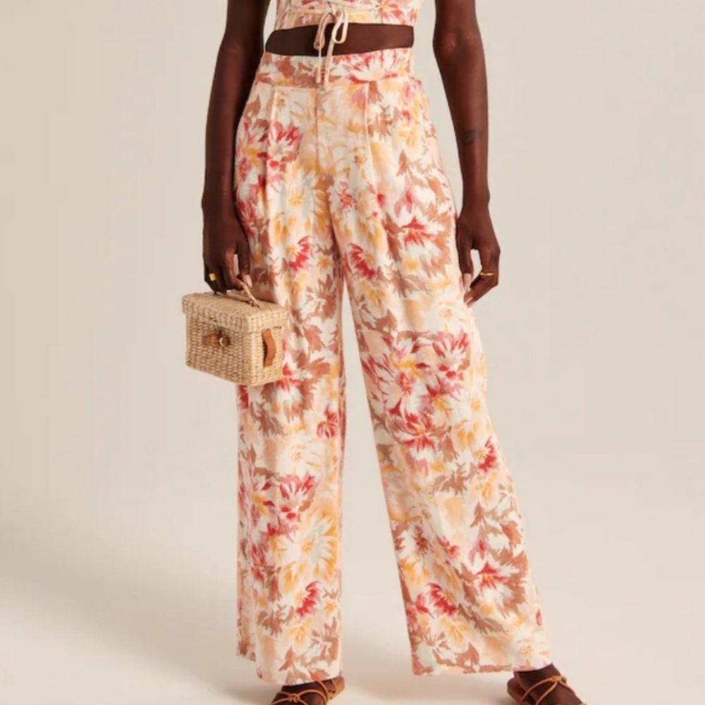 Abercrombie &Fitch Linen Blend Pants